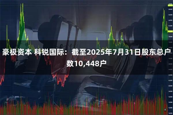 豪极资本 科锐国际：截至2025年7月31日股东总户数10,448户