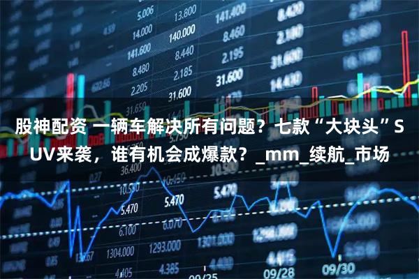 股神配资 一辆车解决所有问题？七款“大块头”SUV来袭，谁有机会成爆款？_mm_续航_市场