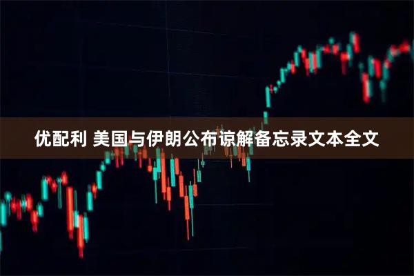优配利 美国与伊朗公布谅解备忘录文本全文