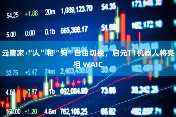 云管家 “人”和“狗”自由切换，启元T1机器人将亮相 WAIC